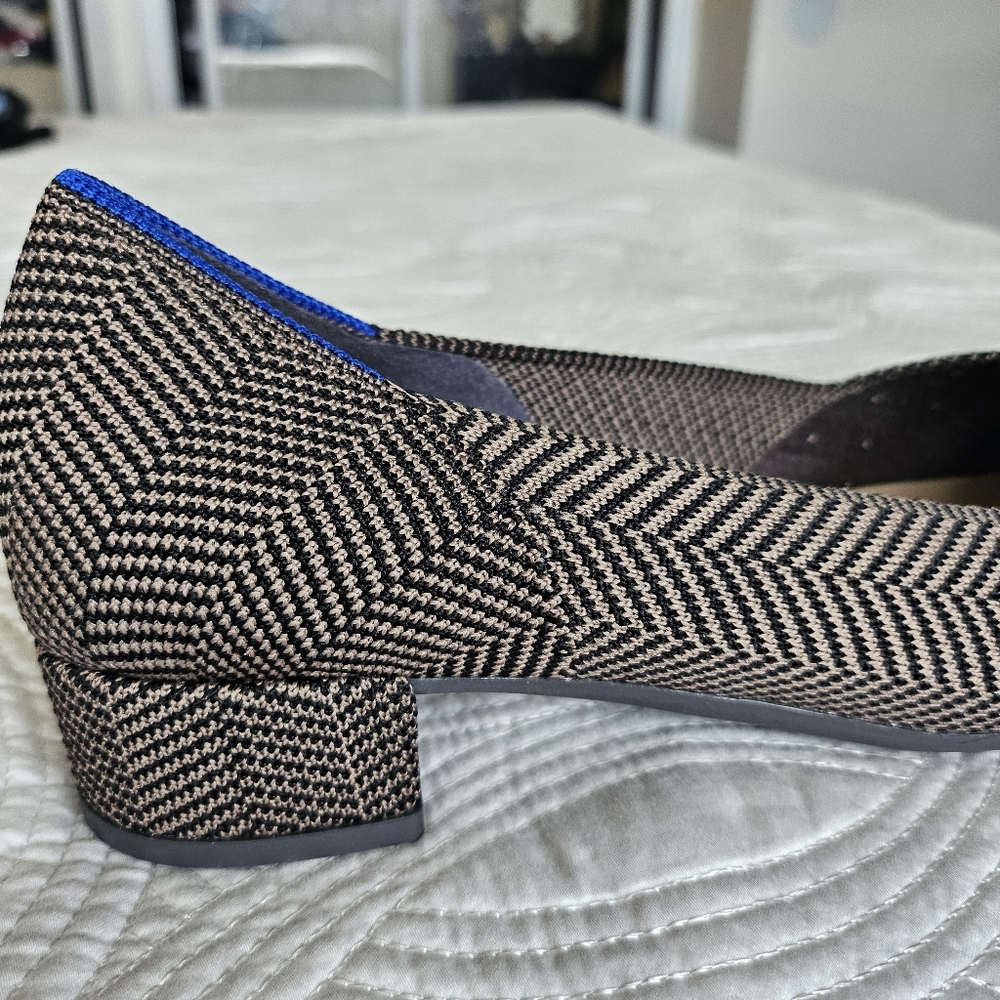 NWOB Rothy’s The High Point in Sparrow Herringbone - size 9 - Picture 4 of 12